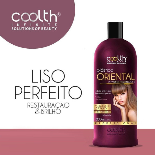 Escova Progressiva Plástica Oriental 1lt Coolth Profissional