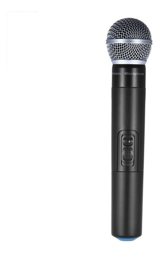 Kit Microfone Profissional Uhf Dupla Canais Sem Fio M6 Show