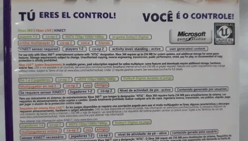 Jogo Kinect Adventures + Madden 15 Xbox 360 Mídia Física Original., Jogo  de Videogame Xbox 360 Nunca Usado 82156881