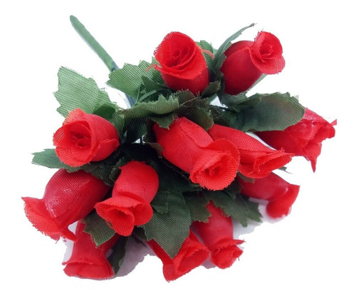 Mini Rosas Buquê Flor Artificial Atacado 6 Pacotes Decoração | Parcelamento  sem juros