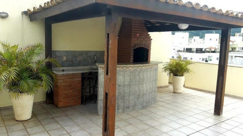 Imagem 2 de 30 de Cobertura Com 3 Dormitórios À Venda, 200 M² Por R$ 640.000,00 - Balneário Cidade Atlântica - Guarujá/sp - Co0257