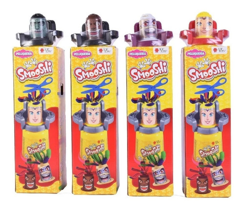 Imagen 1 de 8 de Smooshi Mix Peluqueria Juego De Masa 3 Potes Top Toys