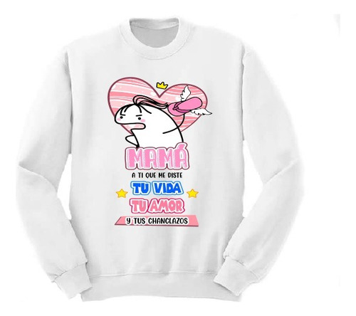 Sudadera Mamá Flork - Amor Vida Y Chanclazos - Madres