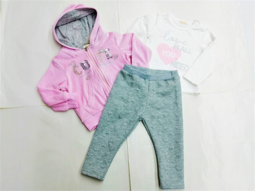 Set 3 Piezas Pants 195240 Bebé Niña Yimai #12 A 36 Meses G