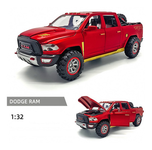 Dodge Ram Trx Miniatura Metal Autos Con Luces Y Sonido 1:32
