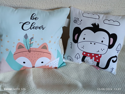 Almohadones 30 X 30 Estampas Para Niñ@s En Tela