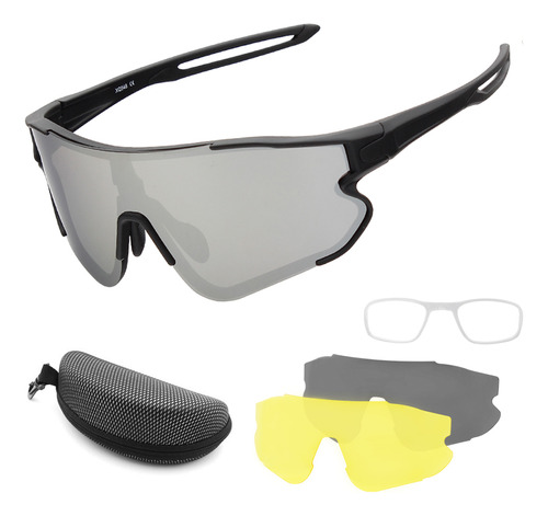 Gafas De Ciclismo Con 2 Lentes Intercambiables Sports