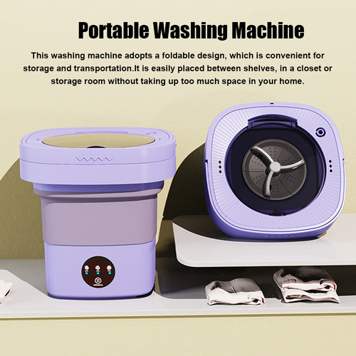 Lavadora Portátil Para Ropa Interior, Ropa De Bebé 6.5l
