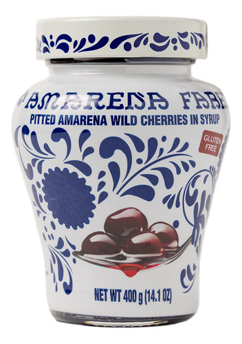 Amarena Fabbri Wild Cherries Es Jarabe, Sin Gluten, Sin Omg,