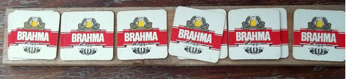 Cerveza Brahma Posa Vasos Retro Por 10.