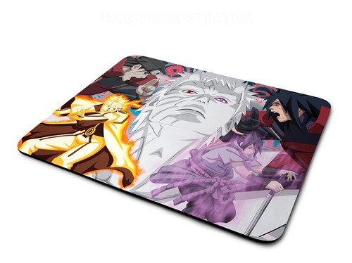 Imagem 2 de 3 de Mouse Pad Personalizado - Naruto Guerra Ninja
