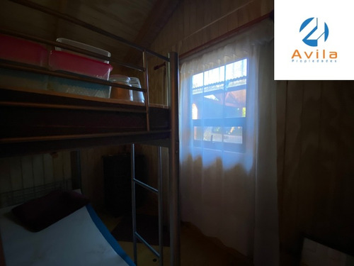 Pucón Terreno 553 M2 C/ Casa 88m2 Sector Quelhue Cod.vtin067