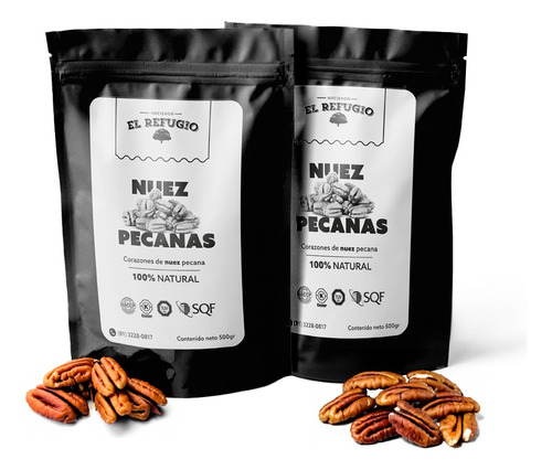 Corazón De Nuez Pecana, Pelada 100% Natural 1kg