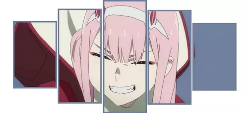 Quadro Decorativo Anime Darling In The Franxx Zero Two A3 em