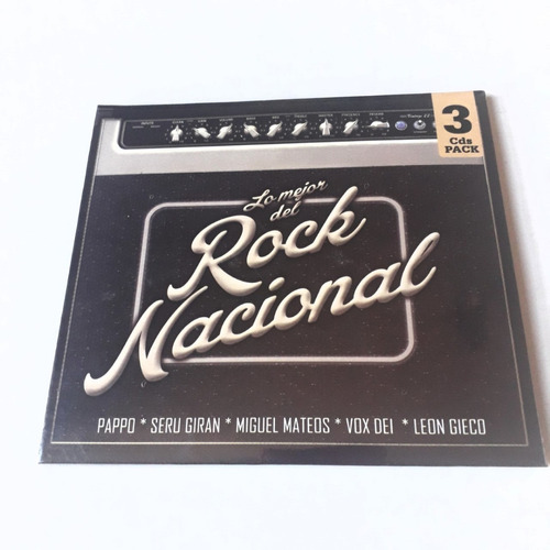 Pack 3 Cd   Rock Argentino Pappo, León Gieco, Vox Dei  Nuevo