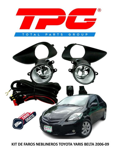 Faros Auxiliares Toyota Yaris Belta 2006-09 Tpg