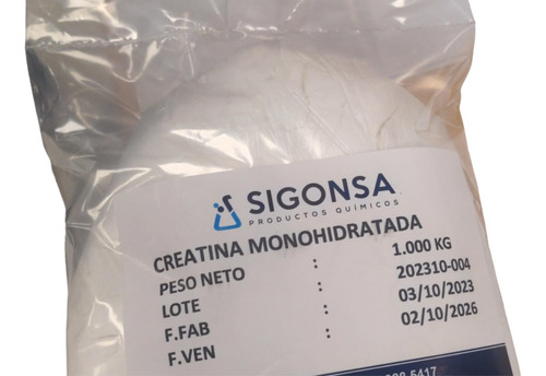 Creatina Monohidratada 100% En Presentación De 1kg  