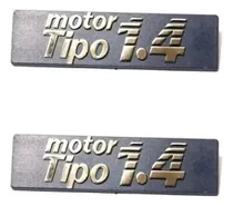 Comprar Juego X 2 Insignias Laterales Fiat 147 Motor Tipo 1.4
