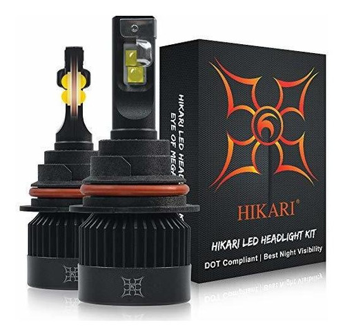 Hikari Top Xhp50 2 Led 9007 Hb5 Kit De Conversión De B...