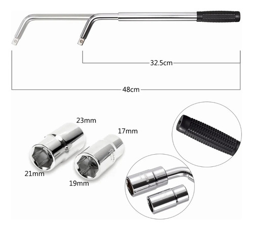Le Maneral Con Dados Para Rines,rines Exteble 17-19 Mm
