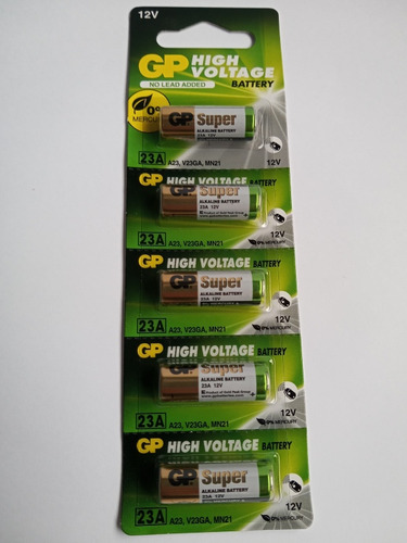 Blister Pila / ( 23a ) A23 / 12v Alkaline Battery Gp V23ga 