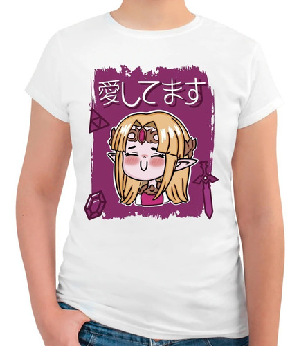 Playera Mujer Chaparrito Tqm Zelda Streamerch