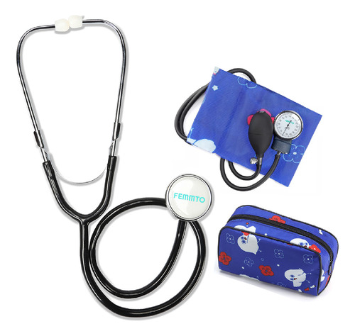 tensiometro manual Pediatrico aneroide kit completo con estetoscopio enfermeria esfingomanometro de Palma Femmto Bk2001/3001