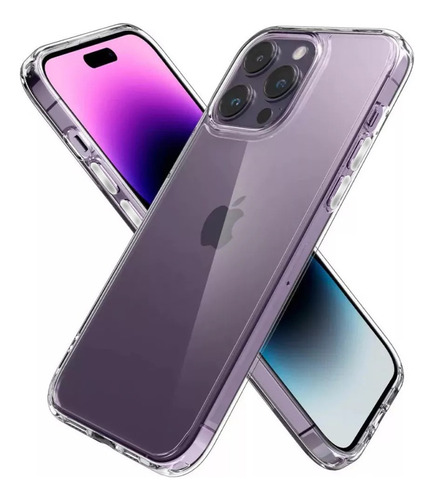 Funda Spigen Botones Cromados Hybrid Para iPhone 14 Pro