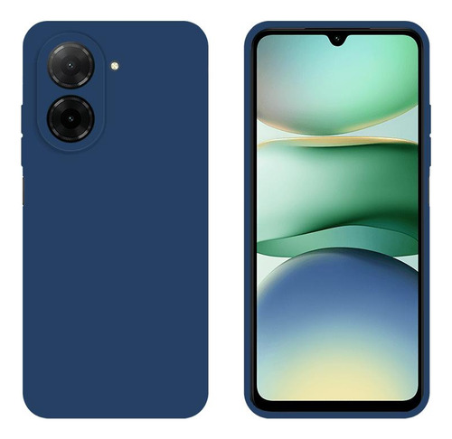 Capa Protetora Para Redmi A5 / Poco C71, Azul Azul
