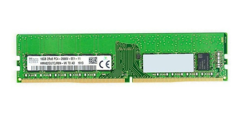 Sk Hynix 1x 16gb Ddr4-2666 Ecc Udimm Pc4-21300v-e Dual Rank2