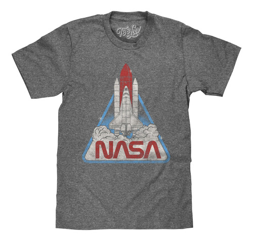 Tee Luv Nasa Space Shuttle Shirt - Polera Retro Con Logoti