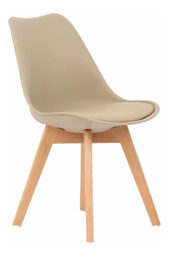 Imagem 5 de 5 de 3 Cadeiras Saarinen Leda Base Wood Artiluminacao