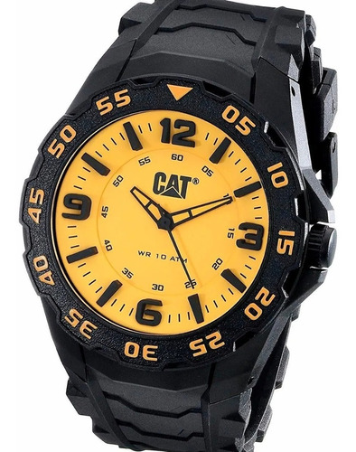 Reloj Cat Motion Caterpillar Malla Caucho Lb.111.21.731