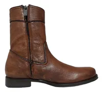 Comprar Botín Hombre Vestir Semioval Franco Cuadra De Venado Café
