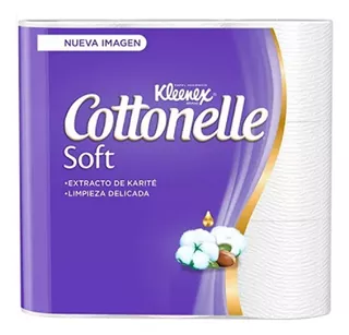 Rollo Cottonelle Soft 40 Pzs Papel Higiénico Kleenex