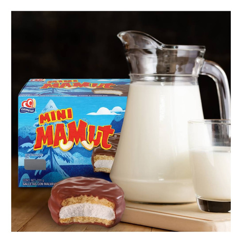 Gamesa · Mini Mamut Galleta Con Malvavisco Y Chocolate 60 Pz