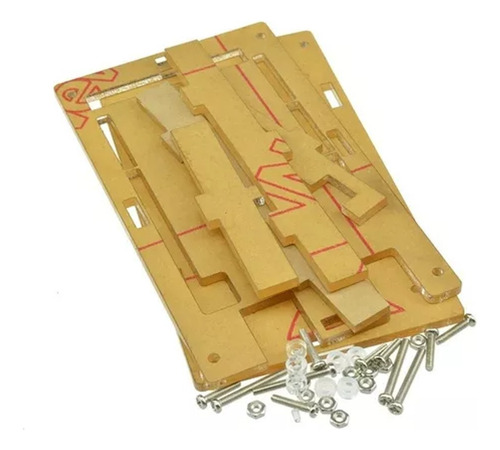 Caja De Acrílico Gabinete Case Para Arduino Mega Kit 10pz