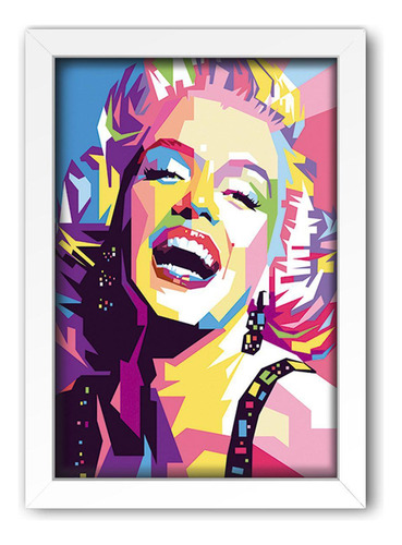 Quadro Decorativo Marilyn Monroe Fan Art Mdf 30x45cm