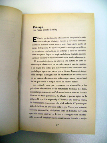 Frankenstein Mary Shelley Clarin Clasicos Tapa Dura Boedo (Usado)