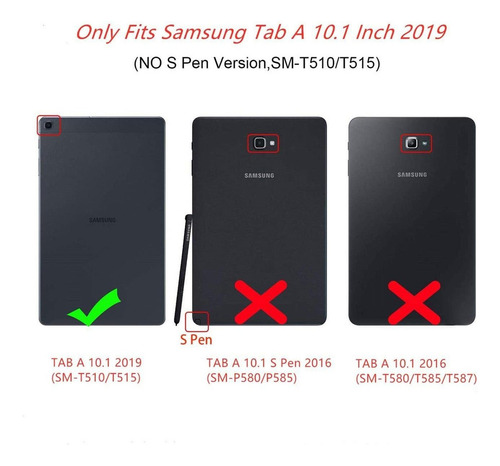 Capa De Tablet Para Samsung Galaxy Tab A 10.1 Sm-t510/t515