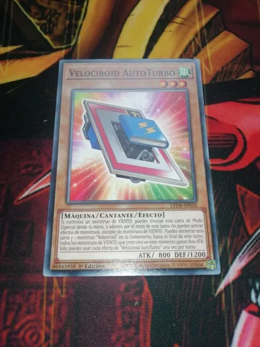 arrebatar mermelada Distribución Velociroid Autoturbo Yu-gi-oh! Original Konami | MercadoLibre