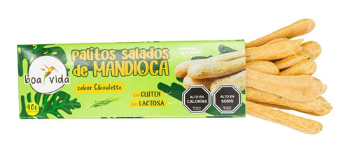 Palitos De Mandioca, Snack Sin Gluten Boa Vida Sabor Ciboule