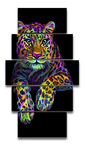 Cuadro Decorativo Jaguar Felino Art Animales