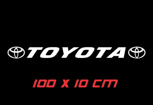 Calco Vinilo Parabrisa Toyota 100 X 10cm