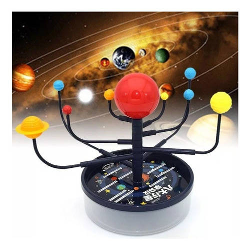 Lazhu Solar Planetary System Toy Diy 8 Planet