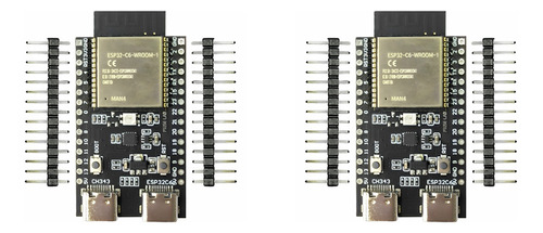 2 Placas De Desarrollo Esp32-c6-devkitc-1-n4 Esp32-c6 Core B