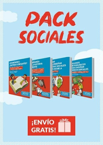 Pack Vuelta Al Cole Sociales 4 Libros Envío Gratis (ne)