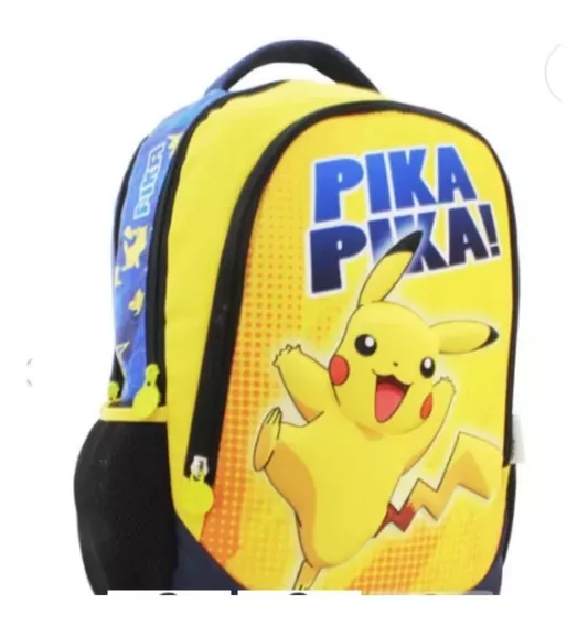 Mochila Back Pack Pikachu Techzone Para Laptop De Hasta 16