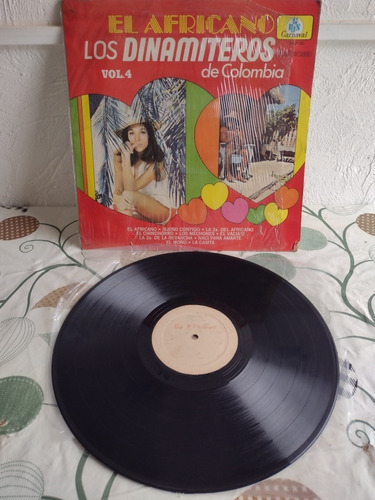 Los Dinamiteros De Colombia Disco De Vinil Lp