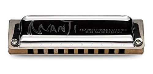 Suzuki Harmonica, Silver (m-20 Nlow-f)